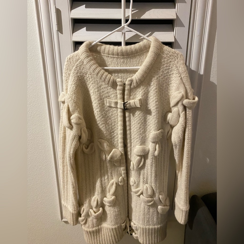 Free People alpaca cardigan. Cream color. Size XS